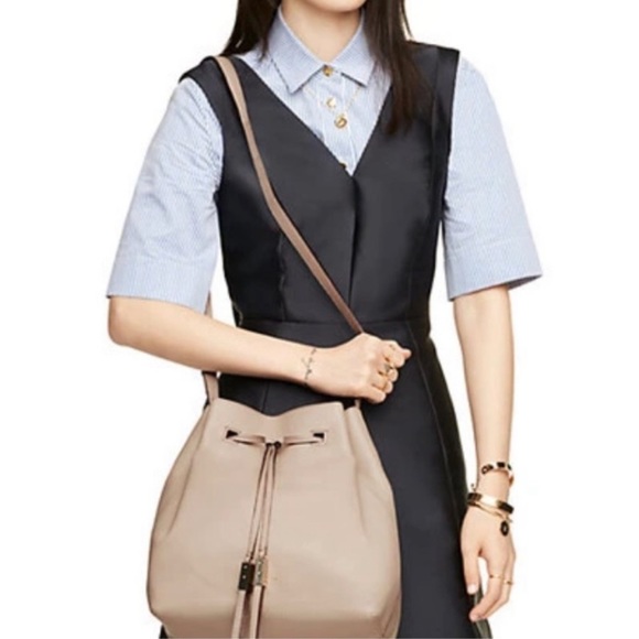 Kate Spade Beige Bucket Bag - Picture 9 of 10